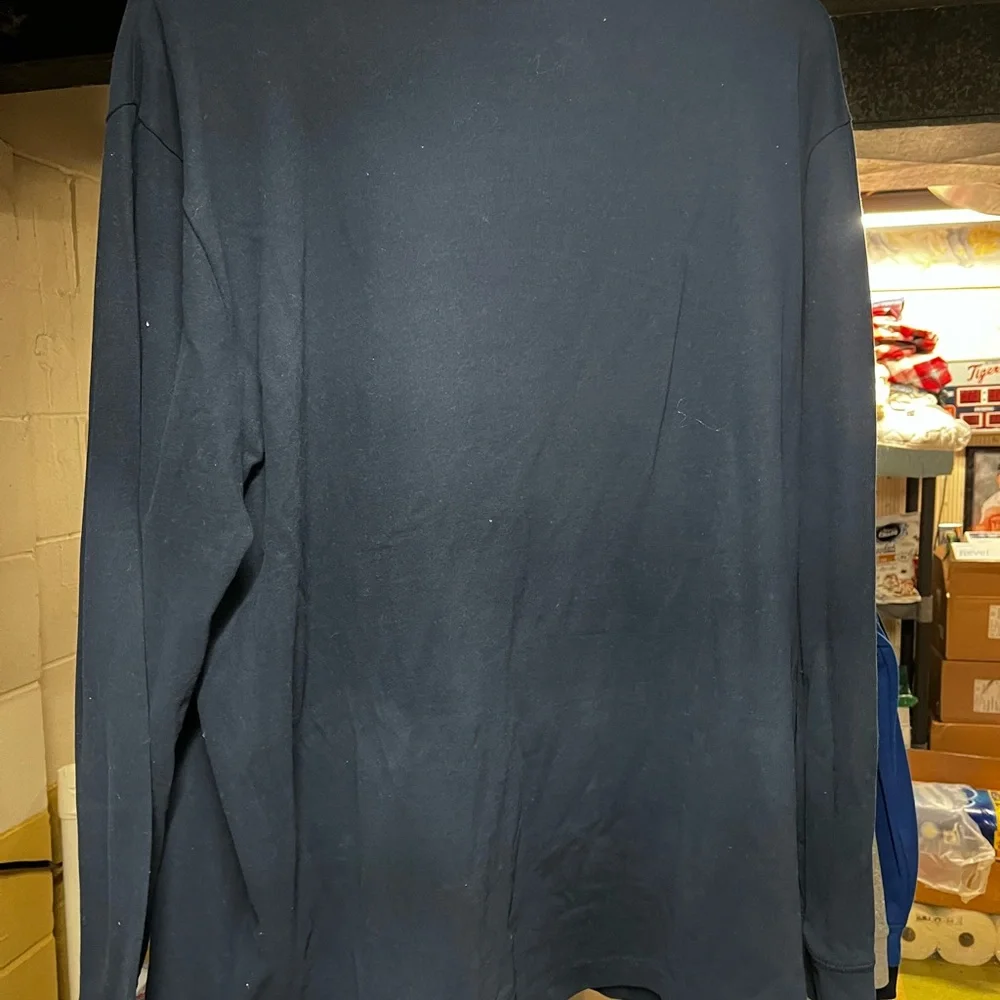 St. John's Bay Blue Long Sleeve Tee - Picture 2 of 7